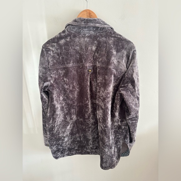 Anthropologie velvet utility shirt jacket size medium‎ - Picture 9 of 9